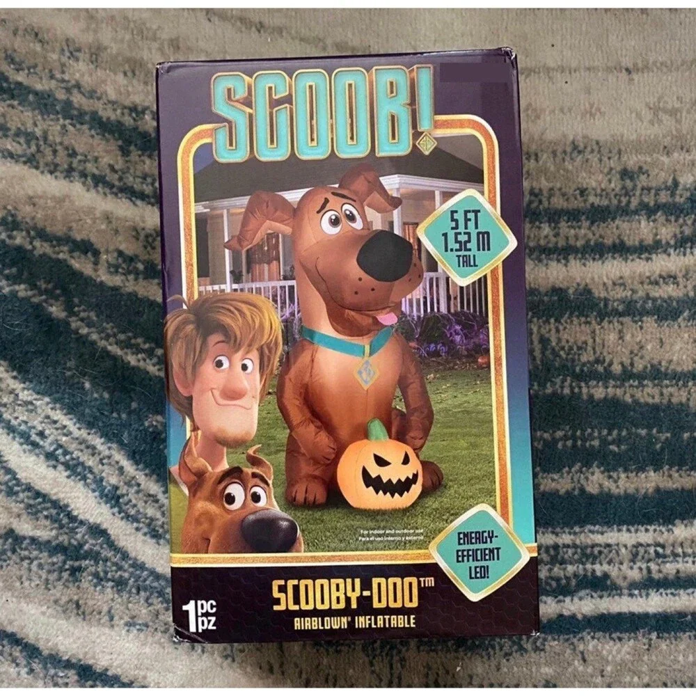 5ft Scooby Doo with Pumpkin Halloween Inflatable